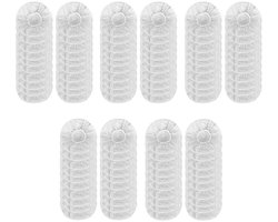 Elastische Hygienehoesjes hoofdtelefoon - 100 Stuks - Vervangende Hygienehoesjes hoofdtelefoon - Niet-geweven stof - Universeel - Elastisch stretch - Rekbare sanitaire oorschelp covers - Voor thuis, sport en kantoor - Cover hoes 11cm - Wit