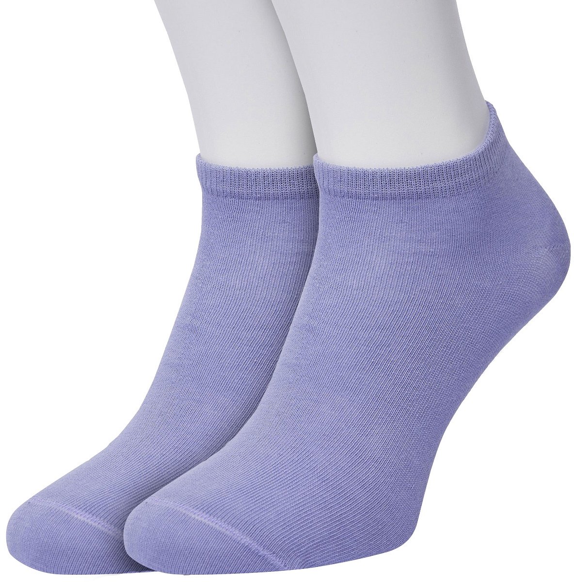 Bonnie Doon Sneakersokken Dames Licht Paars maat 36/42 - 2 paar - Basis Korte Sokken - Gladde Naden - Enkel Sokken - Uitstekend Draagcomfort - Enkelsokken - Sneaker Sokken - 2-pack - Multipack - Effen - Lila - Lichtpaars - Cosmic Sky - OL8110012.188