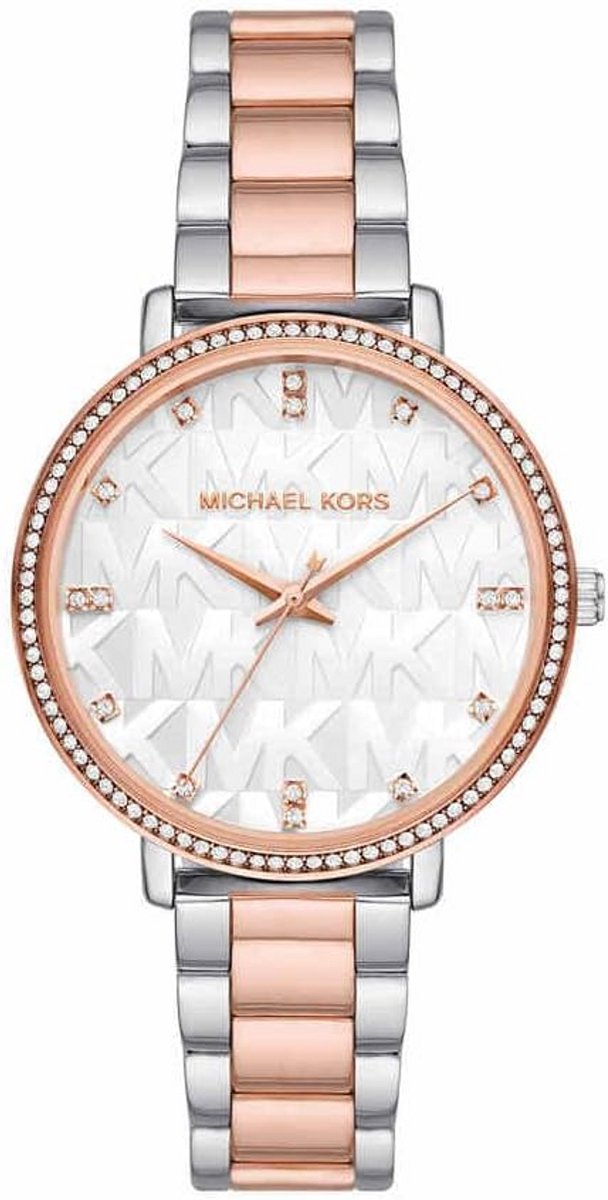 Stijlvol Dameshorloge met Quartz Uurwerk en Metalen Band