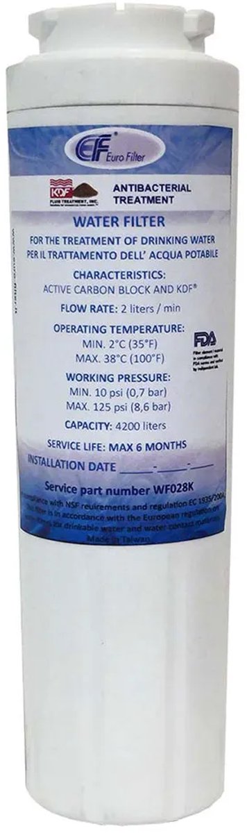 Euro Filter WF028K Water Filter Cartridge For Refrigerator