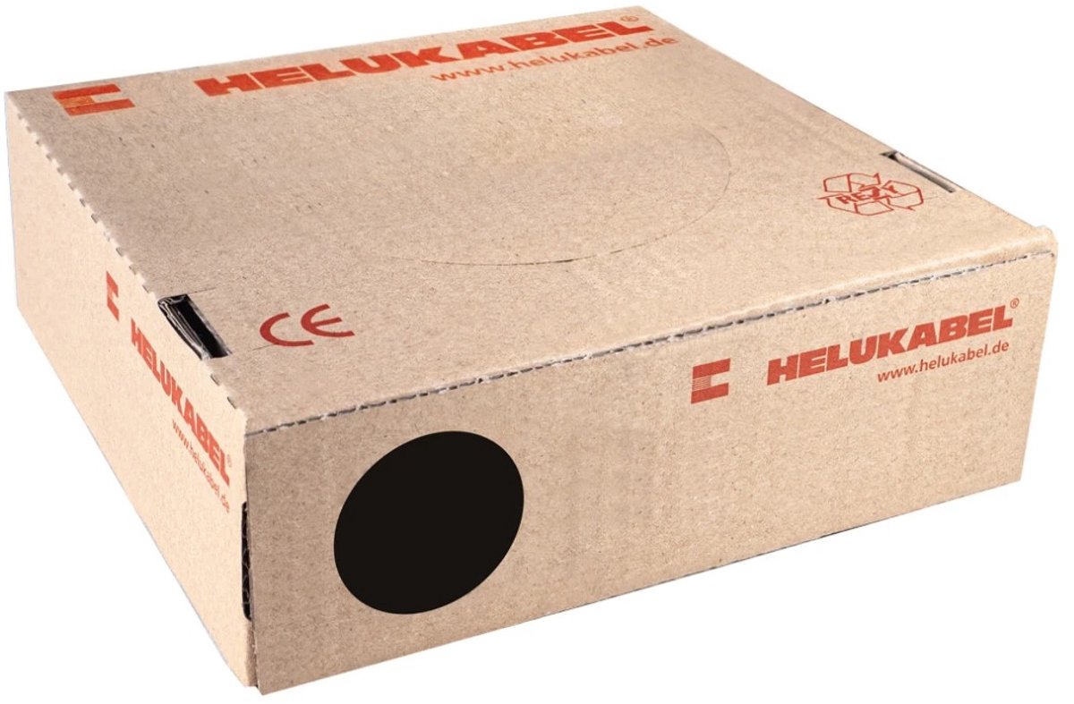 Montagedraad VDS 10mm² (H07V2-K) 90°C zwart - rol 100 meter (309010001)