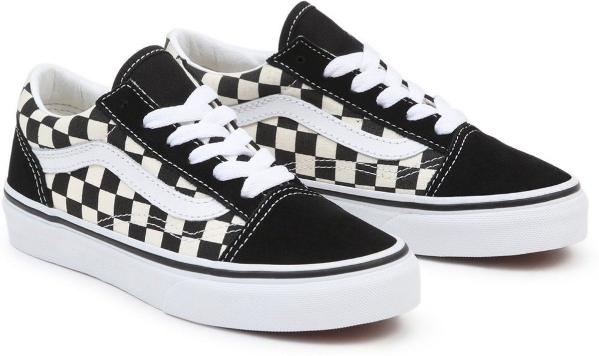 Vans Youth Unisex Kids Lifestyle Classic FTW Sneaker Uy Old Skool Primary Check Blk/ -31 5 Zwart