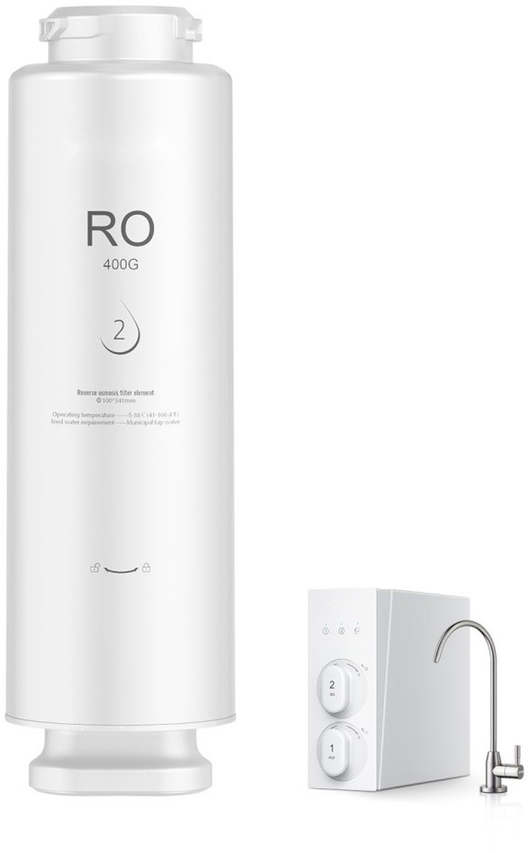 Omgekeerde Osmose Filterset - RO Filterpatroon - Capaciteit 400 GPD - Negentraps Filtratie