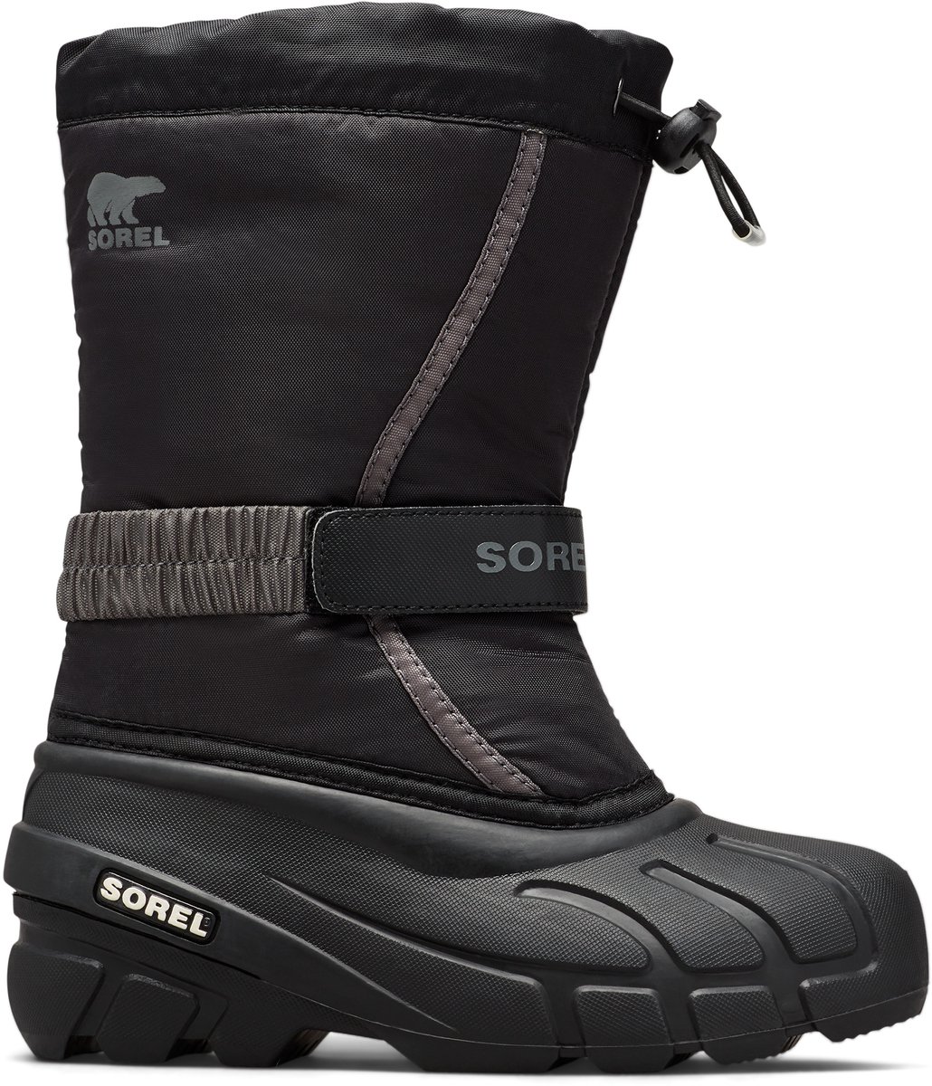 Sorel YOUTH FLURRY™ BOOT Unisex Snowboots - Black, City Grey