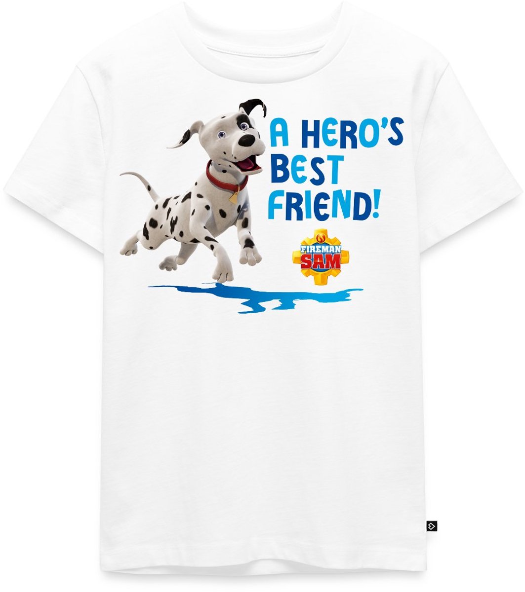 Brandweerman Sam™ Dalmatiër Radar Schattig Ontwerp Premium T Shirt Kinderen