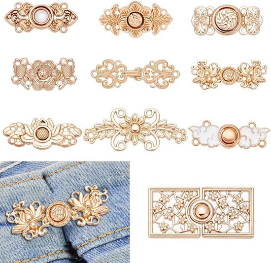 5 stuks sjaalclips, cape, sluiting, gebreide jas, clips, pullover klemmen, vintage kraag, klemmen, retro cape, broches en zilveren sjaal, naalden voor dames en meisjes, hemd, Eén maat, Zink