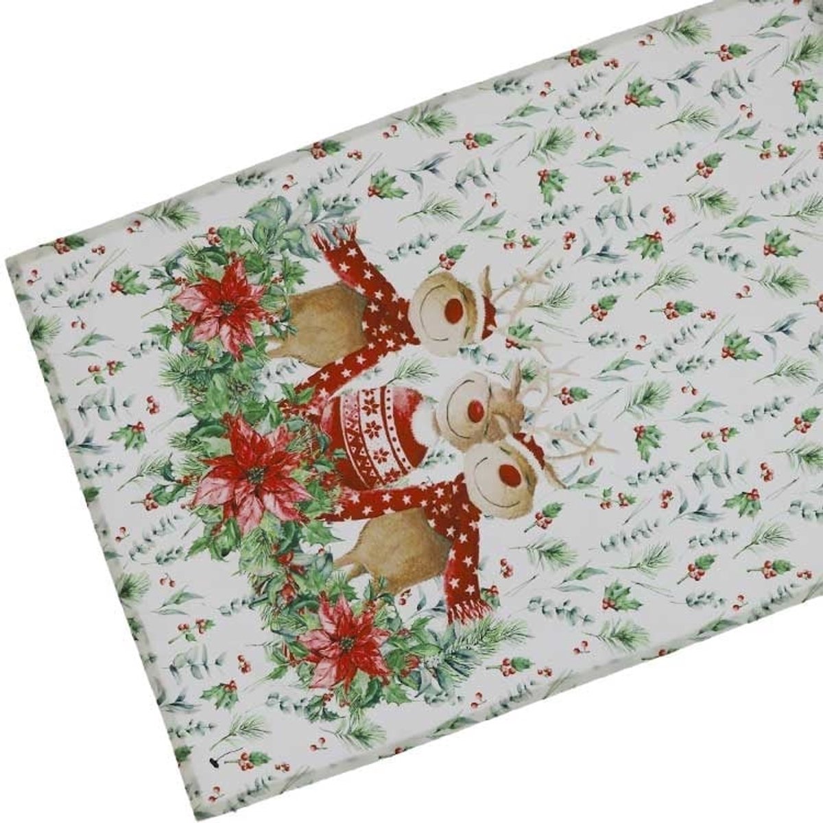 Kerst Tafelloper Filip Kerstdieren 45x150cm