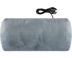 Chauffe-mains - Chauffe-mains USB - Gants chauffants portables - Gants d'hiver chauds et rechargeables - Doublure douce - Gants électriques chauffants - Chauffe-mains pour femmes et hommes - Gris