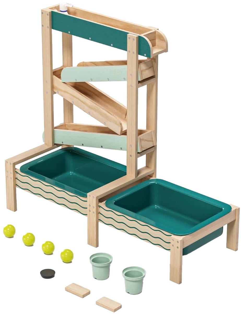Topbright Groen Houten Waterbaan Buitenspeelgoed