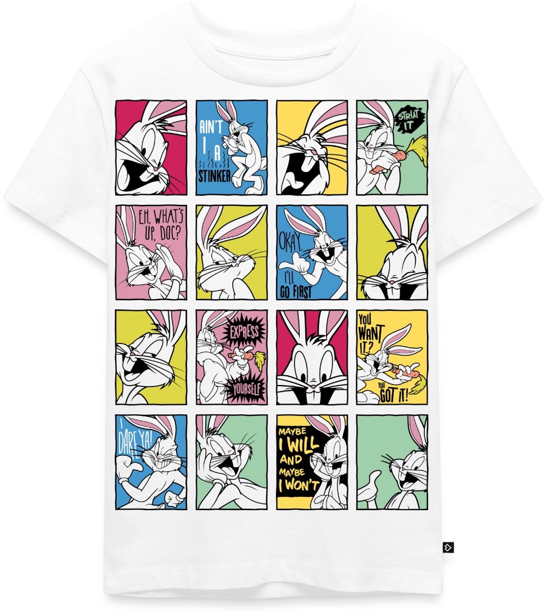Looney Tunes Bugs Bunny Tiles Premium T Shirt Kinderen