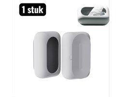 1 stuk - Tissue houders - Tissues doos - Zakdoekjesdoos met Zuignap - Universele Tissue Houder voor Auto en Huis - Zacht Anti-Slip Design - Geschikt voor tissuedozen in de badkamer, thuis en in de auto - Wit
