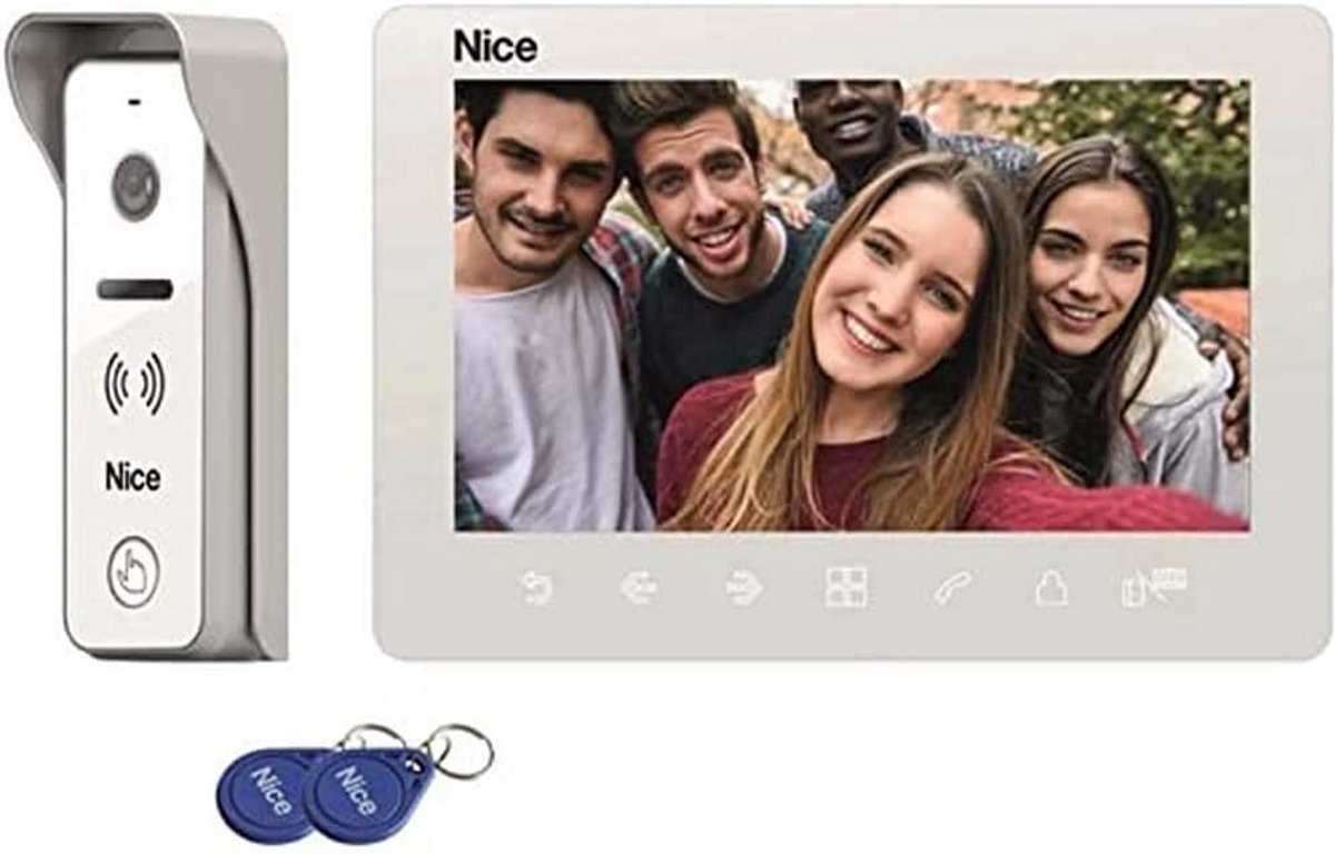 Videodeurtelefoon met display 7 inch