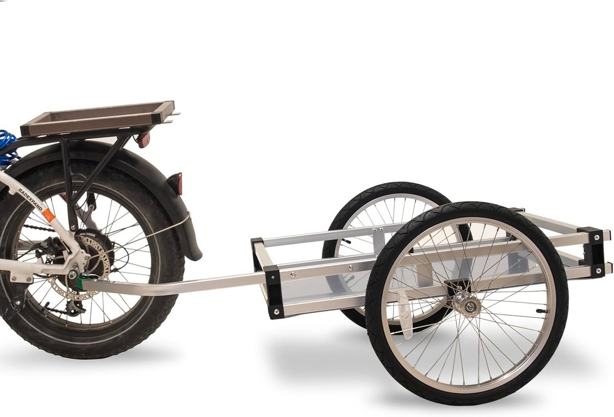 Zware fietskar met platte bak voor lastige klussen