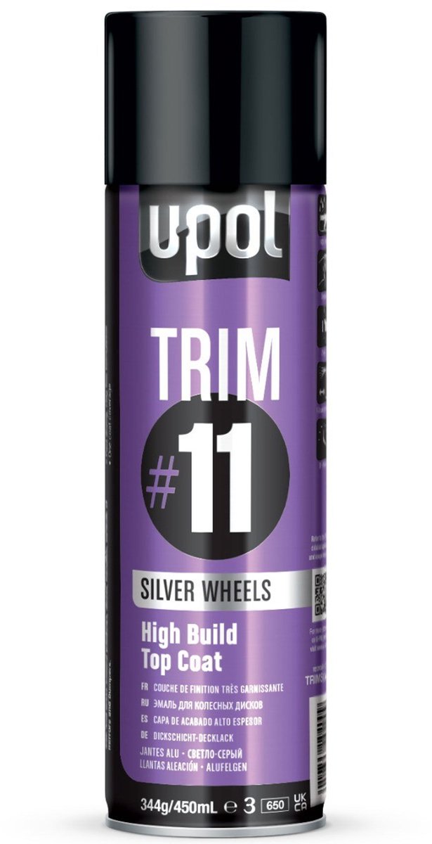 U-POL #11 Velgenlak Zilver Metallic spuitbus 450ml
