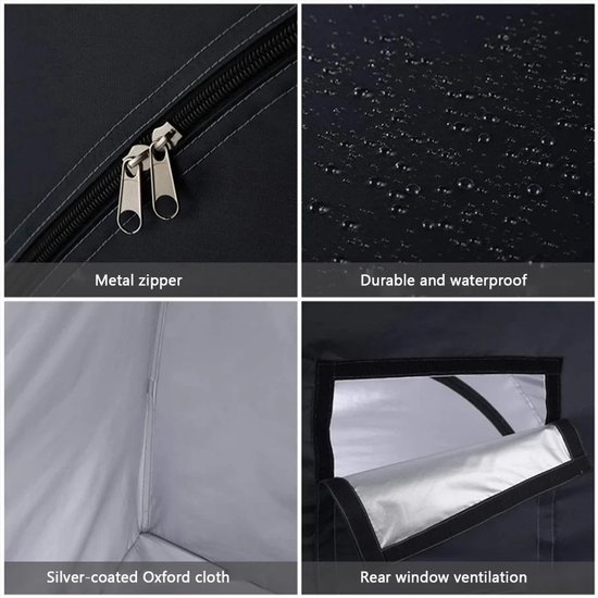 Benelux Select Fiets Tent - Fietstent - Opbergtent - Motor Tent - Waterdicht - Met Draagtas - Multi-Inzetbaar - 210 x 150 x 165 cm van Benelux Select — afbeelding 2