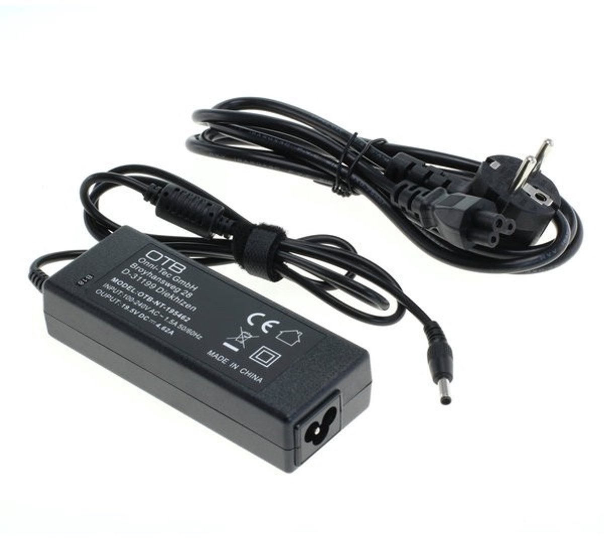 Classic Voedingsadapter 19,5V / 4,62A / 90W - 4,5mm x 2,8mm (met pin)