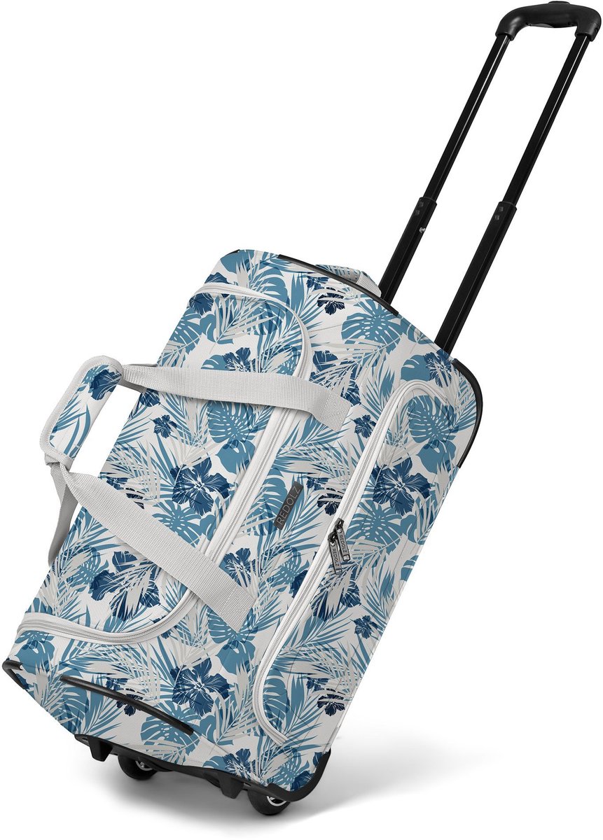 Redolz Duffle Essentials reistas op 2 wielen 51 cm - print