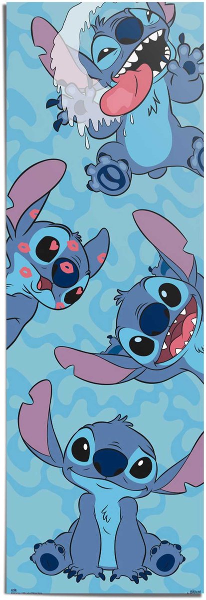REINDERS Poster Stitch - 158 x 53 - Papier - REINDERS blauw