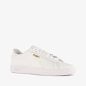 Witte Puma Smash 3.0 L sneaker met gouden Puma-logo op de zijkant.