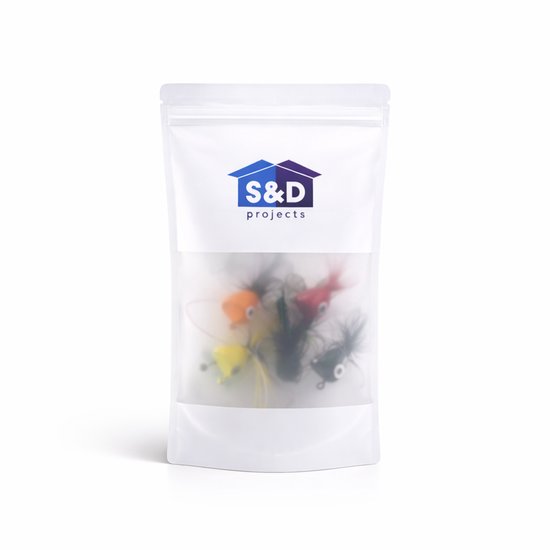 S&D - Kunstaas Vliegen Set 5 Stuks - Drijvende Kunstvliegen 4cm 1,5g - Voor Roofvis, Snoek & Forel van S&D — afbeelding 4