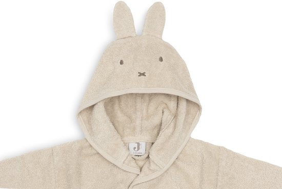 Jollein Badjas - 100% Badstof - 1-2 jaar - Miffy Warm - Sand van Merkloos — afbeelding 3