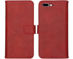 imoshion Hoesje - Geschikt voor Apple iPhone 8 Plus / 7 Plus - Luxe Bookcase - Rood