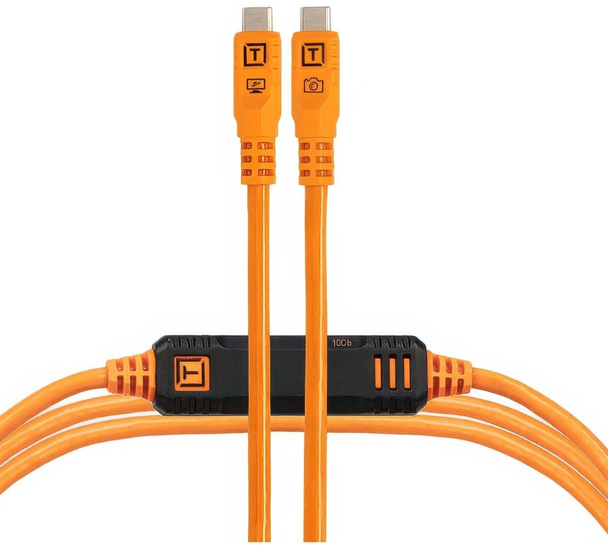 Tether Tools Starter Tethering Kit Optima 10G USB-C to USB-C 4.6m Straight To Straight Orange