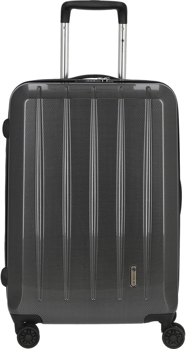 CHECK.IN London 2.0 - Trolley met 4 wielen 67 cm (carbon schwarz)