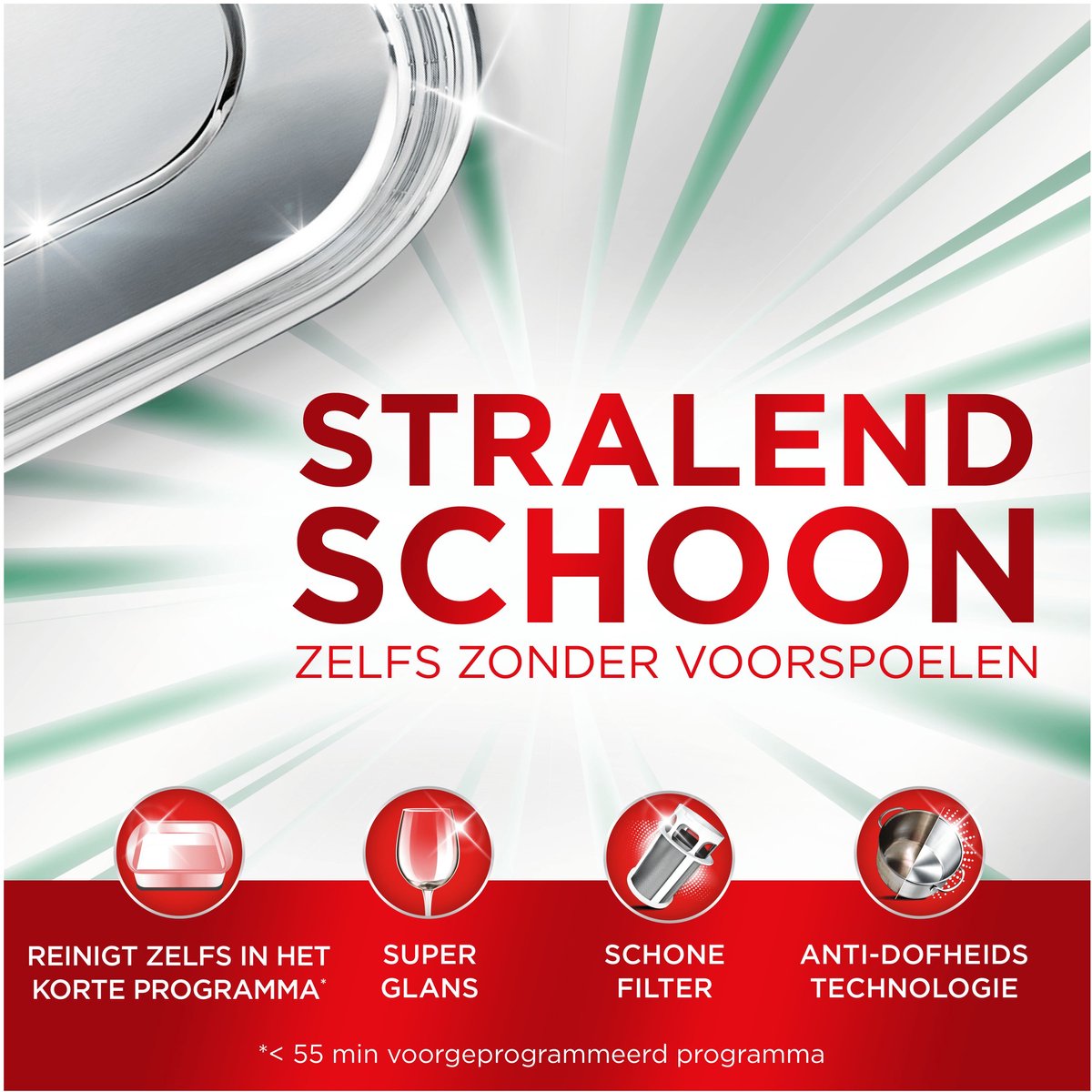 Dreft Platinum Plus Vaatwastabletten Citroen - Anti-Dofheidstechnologie - 72 stuks — afbeelding 5