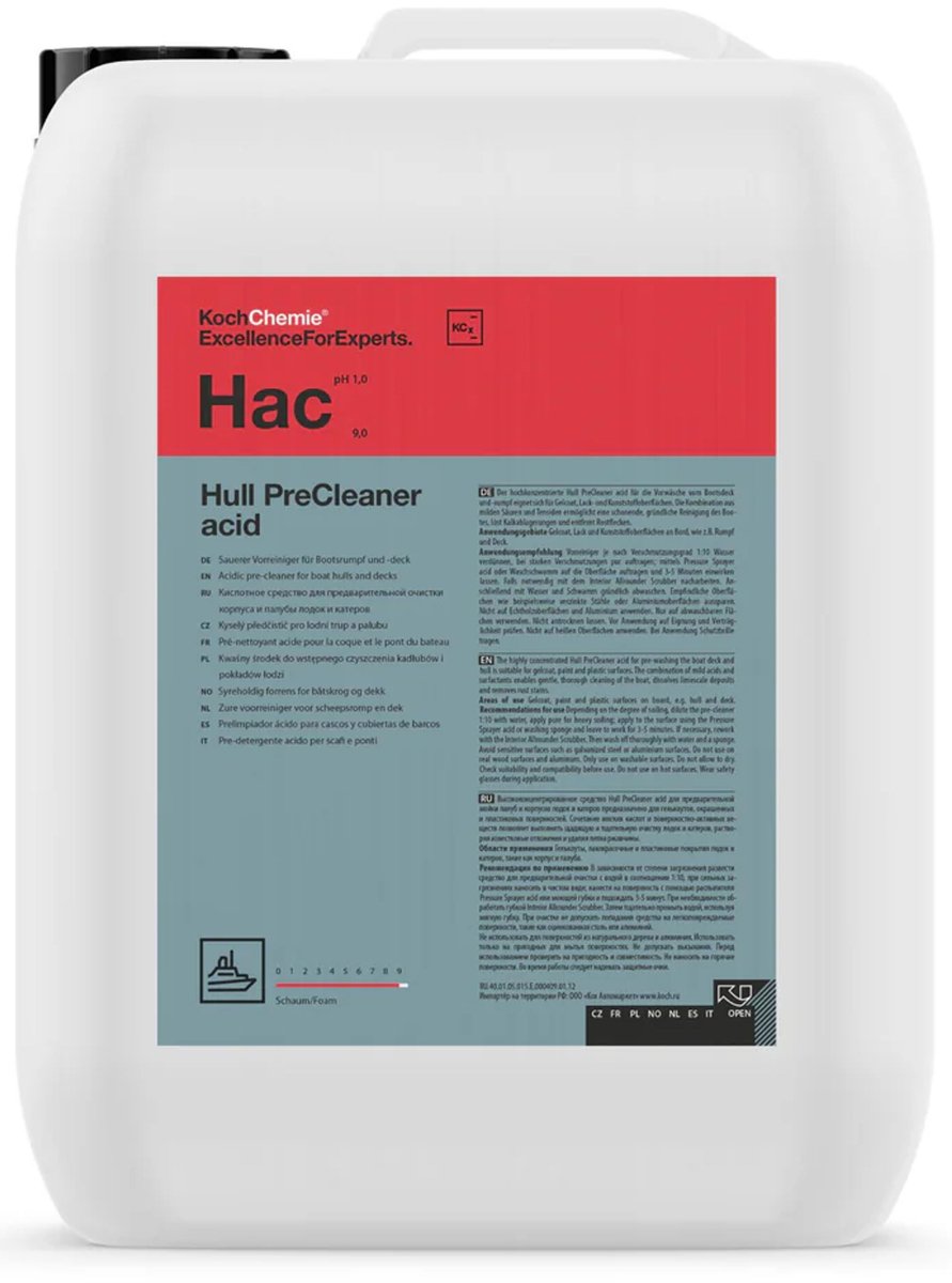 Koch Chemie Hull PreCleaner Acid 10 liter - Zure voorreiniger