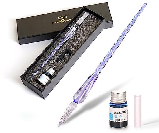 Glass dip pen calligraphy set - België