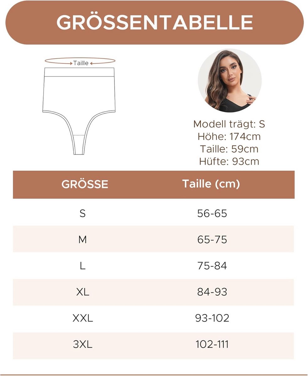 Dames Shapewear Buikcontrole String Slips Vormend Ondergoed