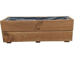 Plantenbak van hout voor tuin of terras - 60 cm