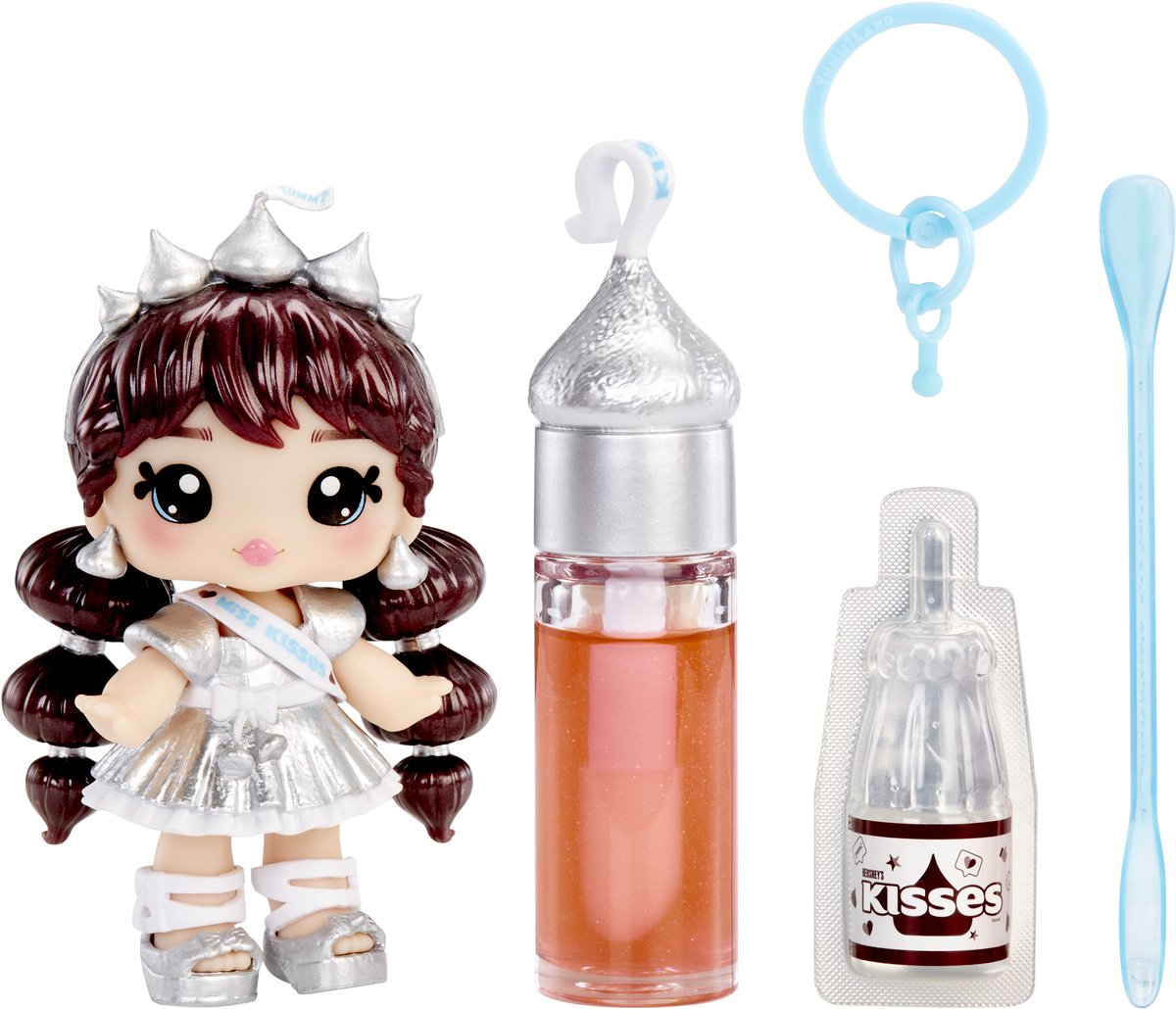 Yummiland Lip Gloss Doll- Licensed Sweets- Hershey's Kisses