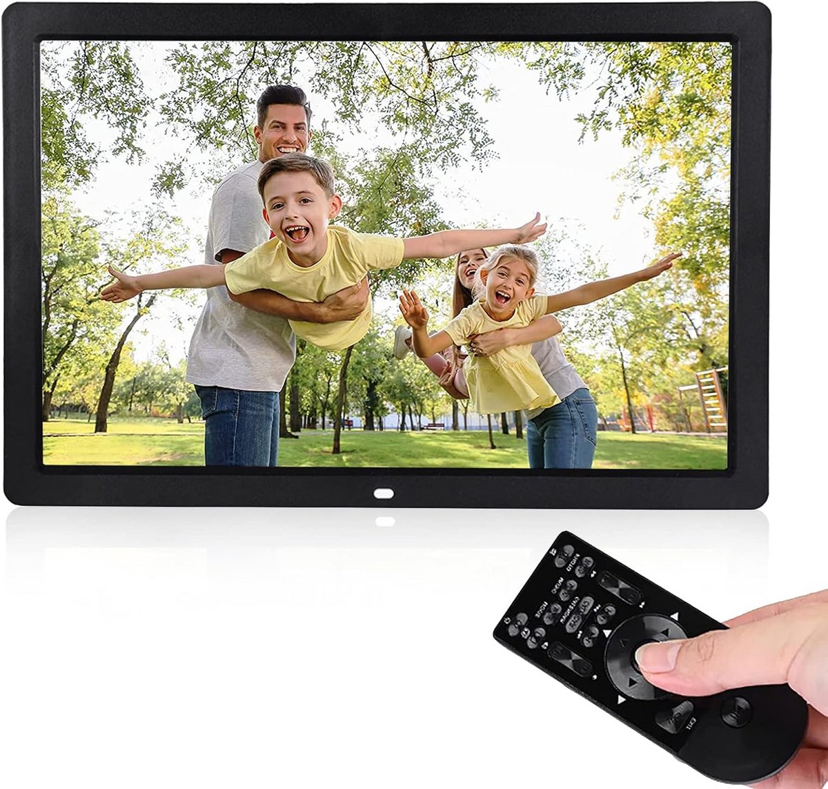 Digitale Fotolijst 17 Inch Met Alarmklok en Afstandsbediening