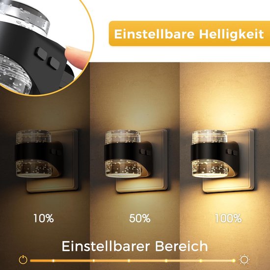 Nachtlampje met instelbare kleur en dimfunctie - Ideaal voor badkamer en hal - 3000K, 4000K, 5000K — afbeelding 3