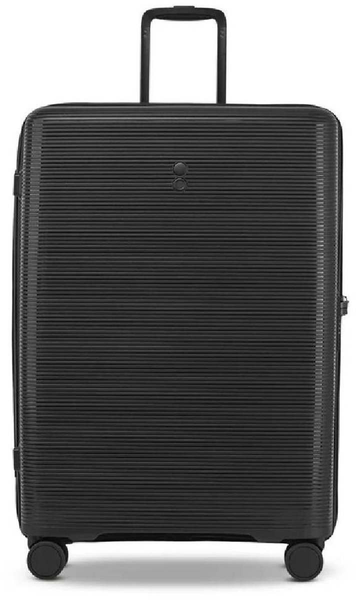 Echolac Forza Koffer 4-Wiel Expandable 75cm Zwart - Harde koffers