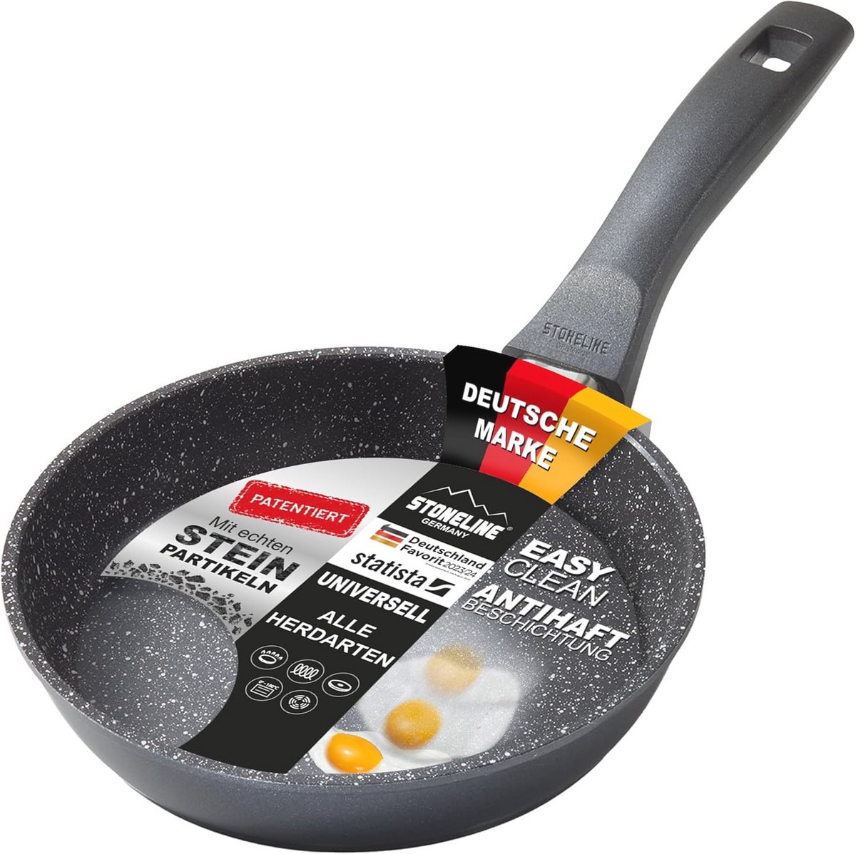 Anti-aanbak Pan 18 cm - Geschikt voor Inductie en Oven