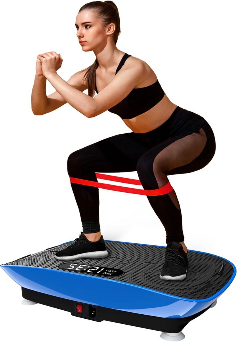 Trillingsplaat voor Lymfedrainage en Gewichtsverlies - Efficiënte Fitness met Aanpasbare Snelheden