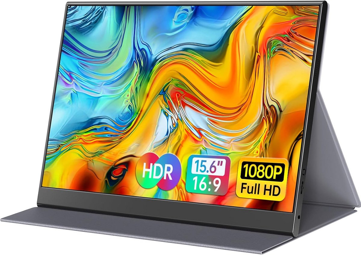 15.6 Inch Full HD Draagbare Monitor IPS Extra Dun Voor Laptop en Gaming