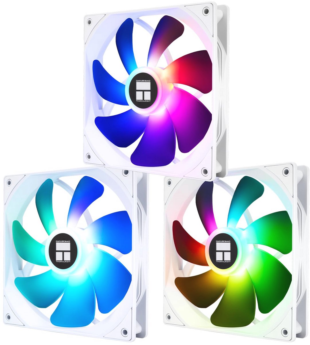 Stille 14 cm PWM CPU-ventilator met hoge snelheid voor computerbehuizingen - 3 stuks