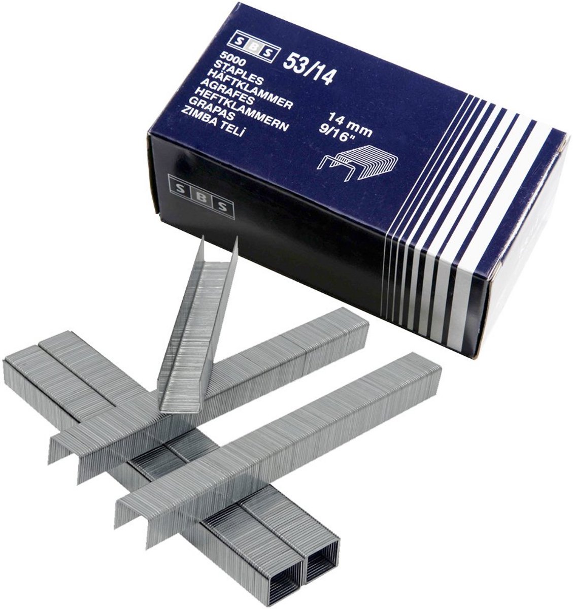 Huis en kantoor nietjes type 53 14 mm - 5000 stuks