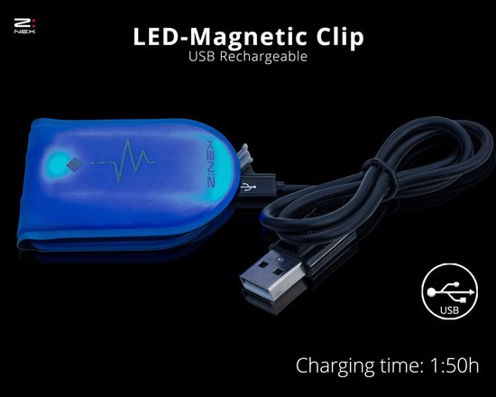 Oplaadbare USB LED Magneet Clip voor Fiets Veiligheid en Zichtbaarheid in het Donker — afbeelding 4