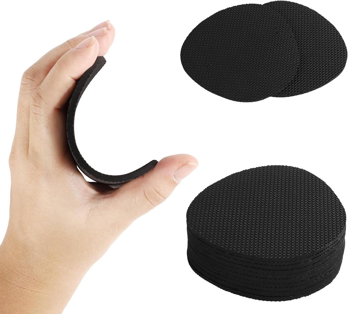 10 Stuks Gym Grip Pads - Rubberen Handgrepen voor Gewichtheffen - Antislip Alternatieve Trainingshandschoenenmnop voor Mannen en Vrouwen - Voorkom Zweterige Handen