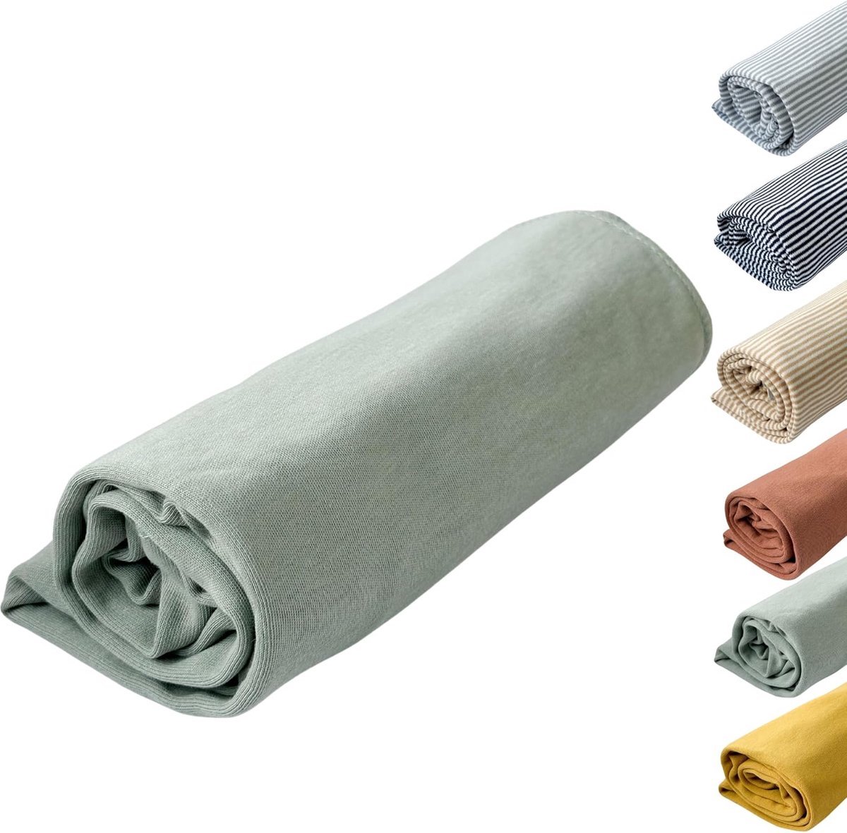 Stunq® Premium multifunctionele babydeken van biologisch katoen - Zachte knuffel- en wikkeldoek, ideaal als eerste dekentje
