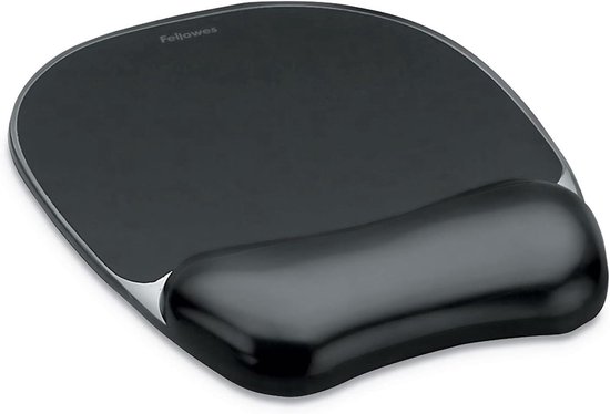 MOJO Beanbag Mouse Pad - Ergonomic Comfortable Mouse Pad for Couch, Bed, Lap, Couch and Anywhere Else(Black Leather