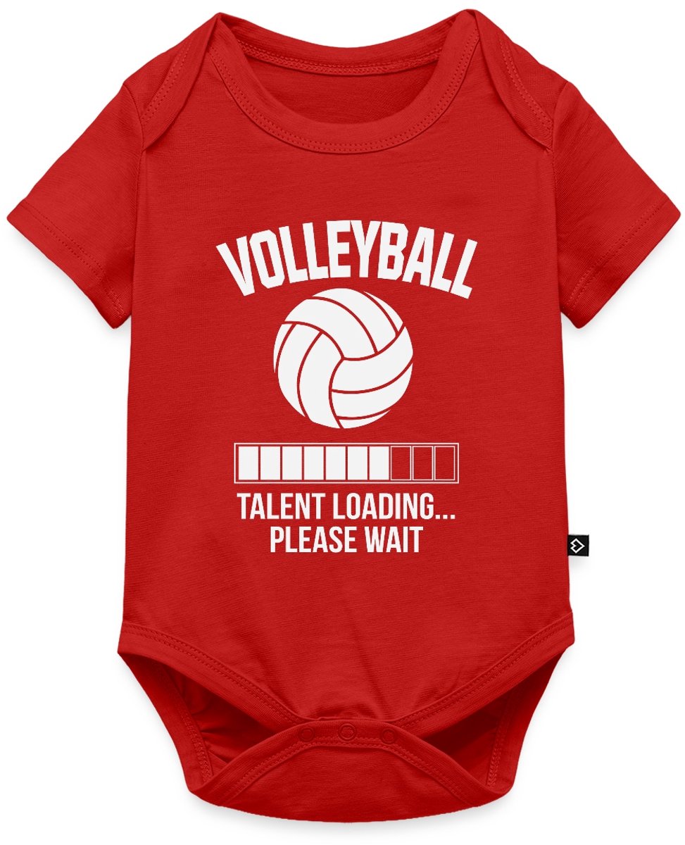 Volleyball Talent Loading Baby Rompertje Met Korte Mouwen