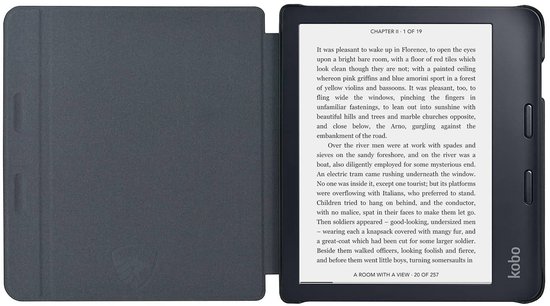 Slimfit Hoesje - Sleepcover Geschikt voor Kobo Libra Colour - Hoes Cover - Abstract Kleuren - ereader hoesje - cover — afbeelding 4