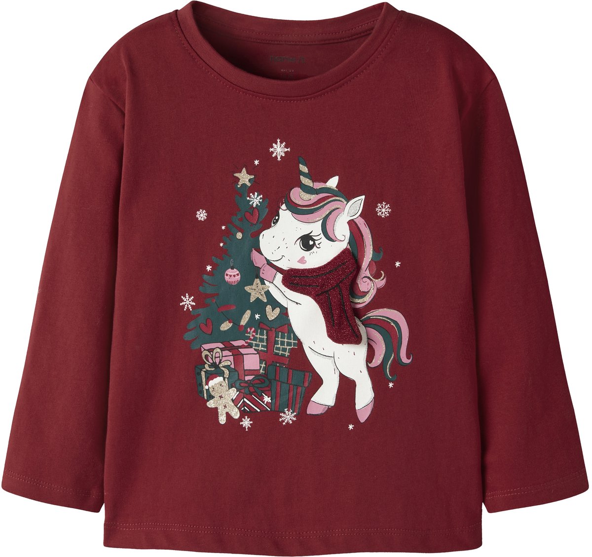 NAME IT - NMFREPOLER LS NREG TOP BOX - Meisjes - Lange mouwen shirts