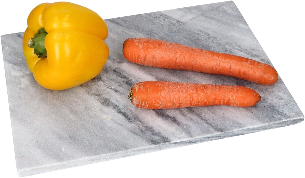 Planche à découper 29x21cm marbre blanc-gris – 23490674